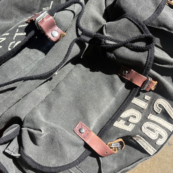 Vintage 90\'s Universal Studios Expedition Canvas Backpack Adventure Bag